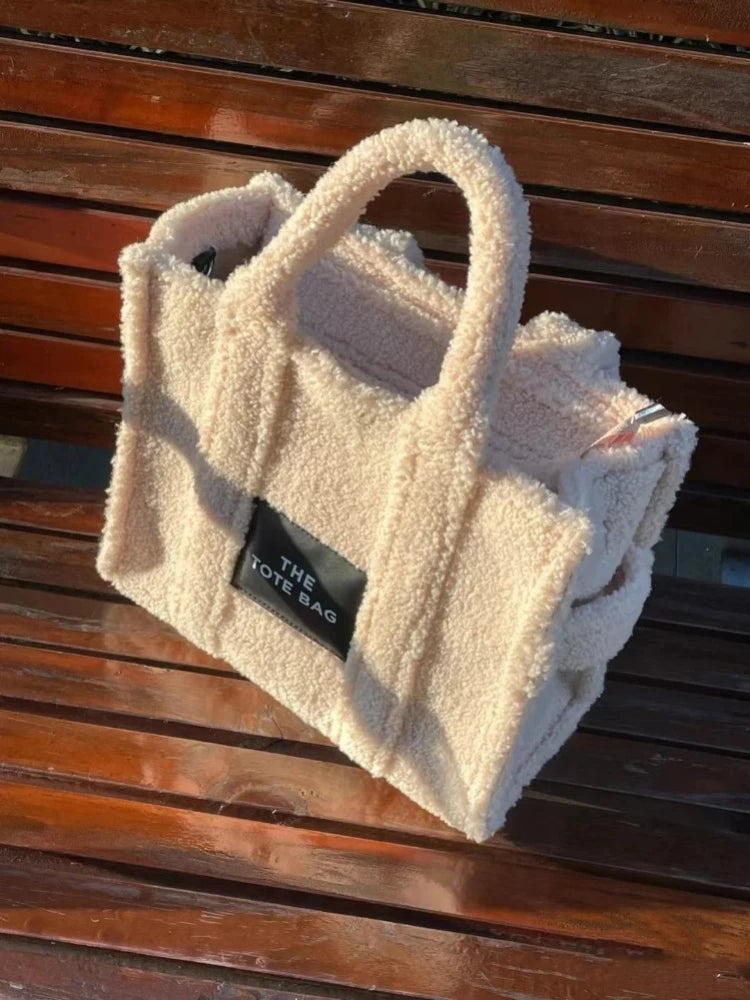 Handbag 2023: Lamb Wool, Large Capacity, Y2k Fashion