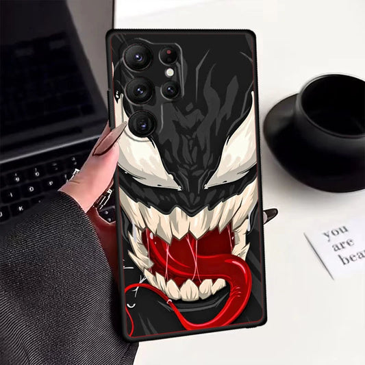 Avengers Venom Hulk Black Telefonfodral – Kompatibel med Samsung Galaxy