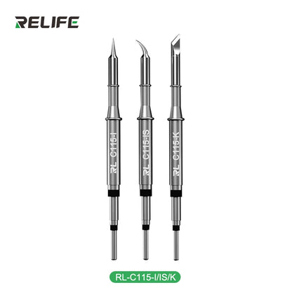 RELIFE Super Fine C210 T245 C245 Soldering Tip C210 C115 Soldering Iron Tip for GVM T210 GVM T115 Professional Soldering Station