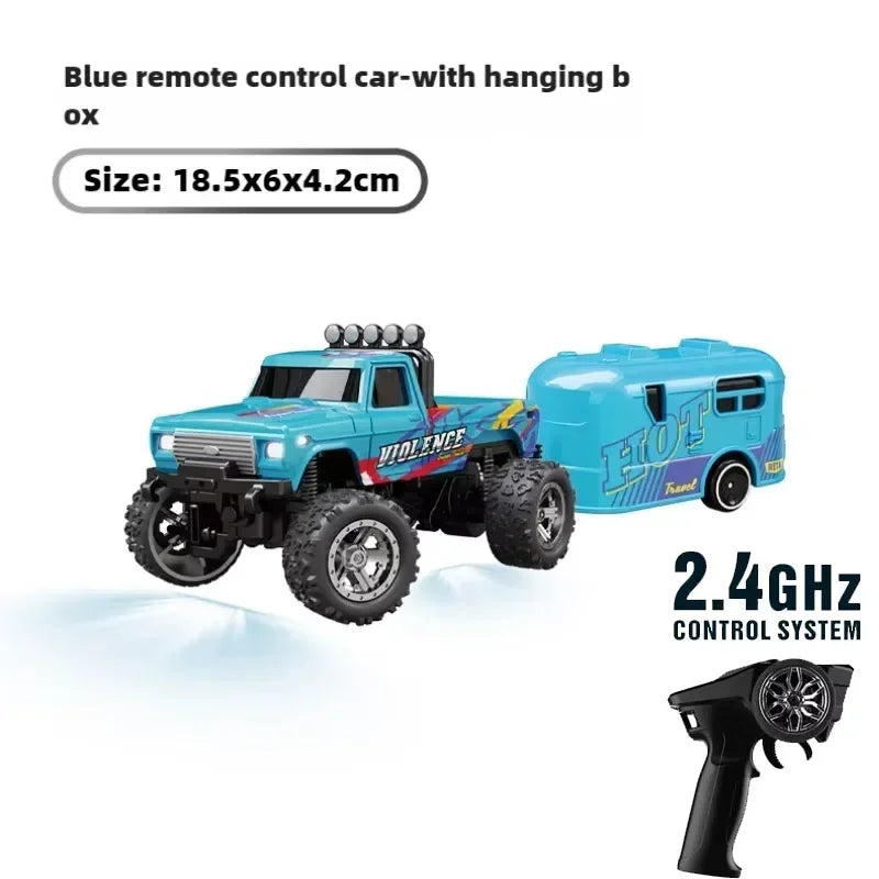 RC Cars 1:64 Metal Mini Drift Rc Car Remote Control Car High-Speed Off-road Climbing Racing Cars Children's Toys for Kids Custom