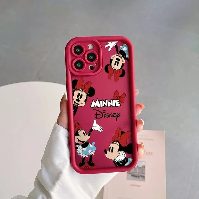 Disney Musse Pigg Minnie Mouse Söt Silikontelefonfodral