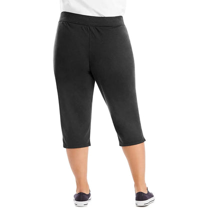 Women's Cropped Sports Leggings with Side Pockets