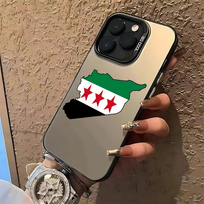 Syrian Revolution Flag Case For iPhone: Anti Fall Matte Back Cover