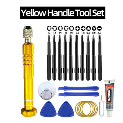 Mobile phone repair tool,screwdriver, tablet battery disassembly, screen opening, dust cleaning, disassembly set, small pentagon