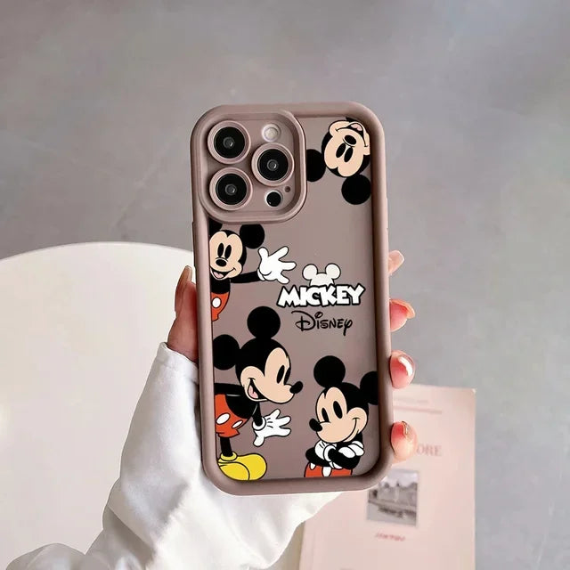 Disney Musse Pigg Minnie Mouse Söt Silikontelefonfodral