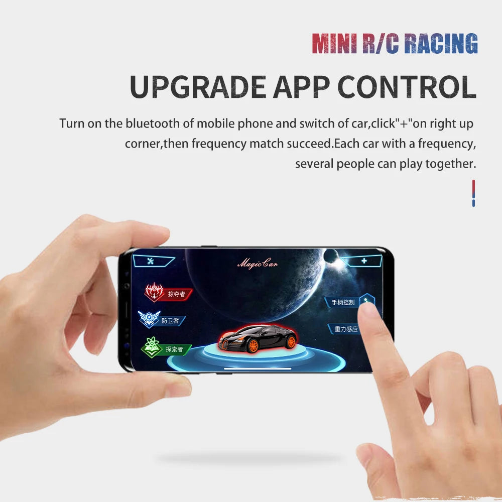 RC Car Mini Can Box Speed Sport App Remote Control Vehicle Micro High Speed Racing Toys Gift For Kids Boys Girls Children's Toy