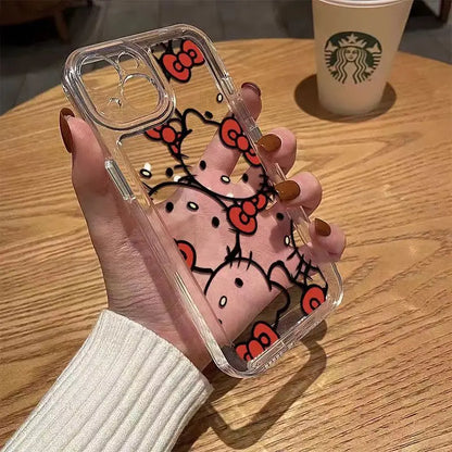 Kitty clear silicone phone case for Iphone