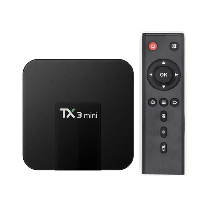 IR-fjärrkontroll för Android TV Box H96 max/tX3/X96/X88/HK1 MAX/H40/MX1/TX6S/MX10PRO/T95/QBOX Ersättningsfjärrkontroll