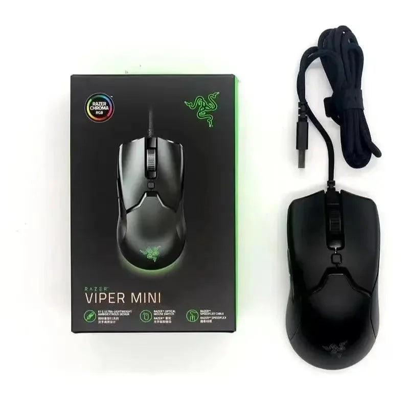 RAZER Venomous Mini Cable Gaming Competitive Mouse Special Edition 8500DPI optical sensor Light cable computer periphera