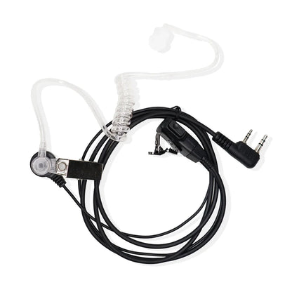 Air Acoustic Tube 2 Pin PPT Earpiece for Walkie Talkie Headset Radio Throat Mic Microphone Baofeng UV-5R UV82 BF888S Accessories