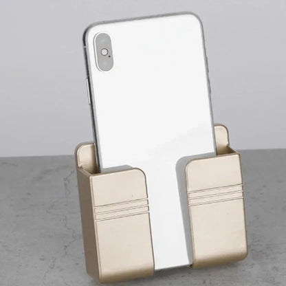 Wall mounted mobile phone holder adhesive mobile phone holder for bedrooms, living rooms, bathrooms, kitchens, and offices