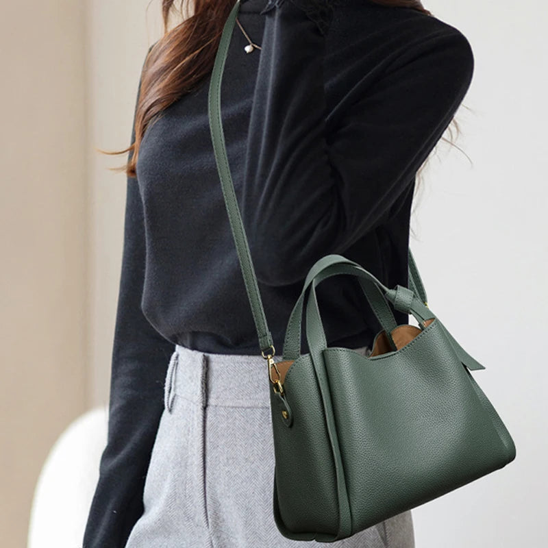 Bucket Shoulder Bag: Luxury, Designer, PU Leather