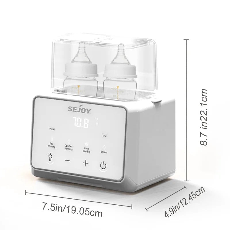 Multi-Function Baby Bottle Warmer – Fast Heating, Sterilizer & Food Heater with Accurate Temperature Control