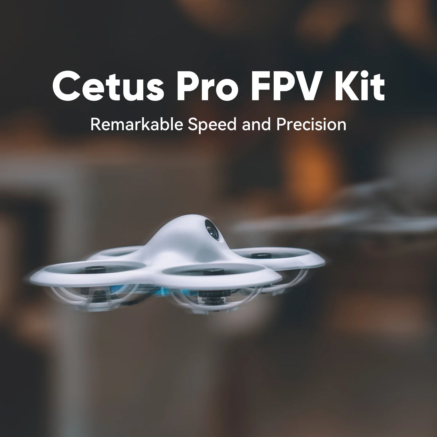 Cetus Pro FPV Kit - Indoor Racing Drone Toy with Frsky D8 Lite Radio 2 SE Transmitter, 5.8G 14DBI VR02 Goggles, and VTX (BNF/RTF Options)