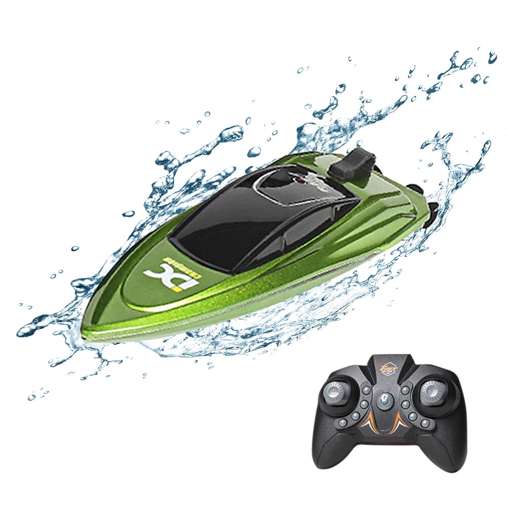 2.4GHz Electric RC Speed Boat Remote Control Watercraft Ship with LED for Kids Adults Holiday Birthday Party Gifts