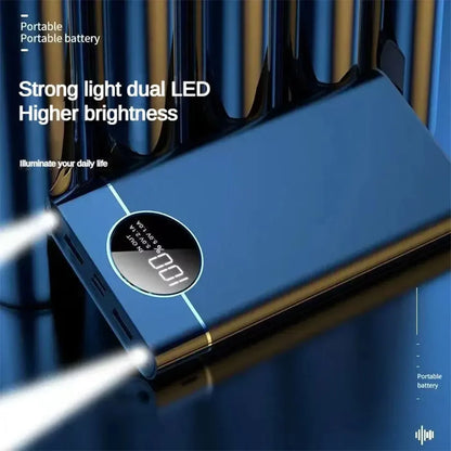 "30000mAh Lightweight and Portable Power Bank with LED Lighting and Digital Display