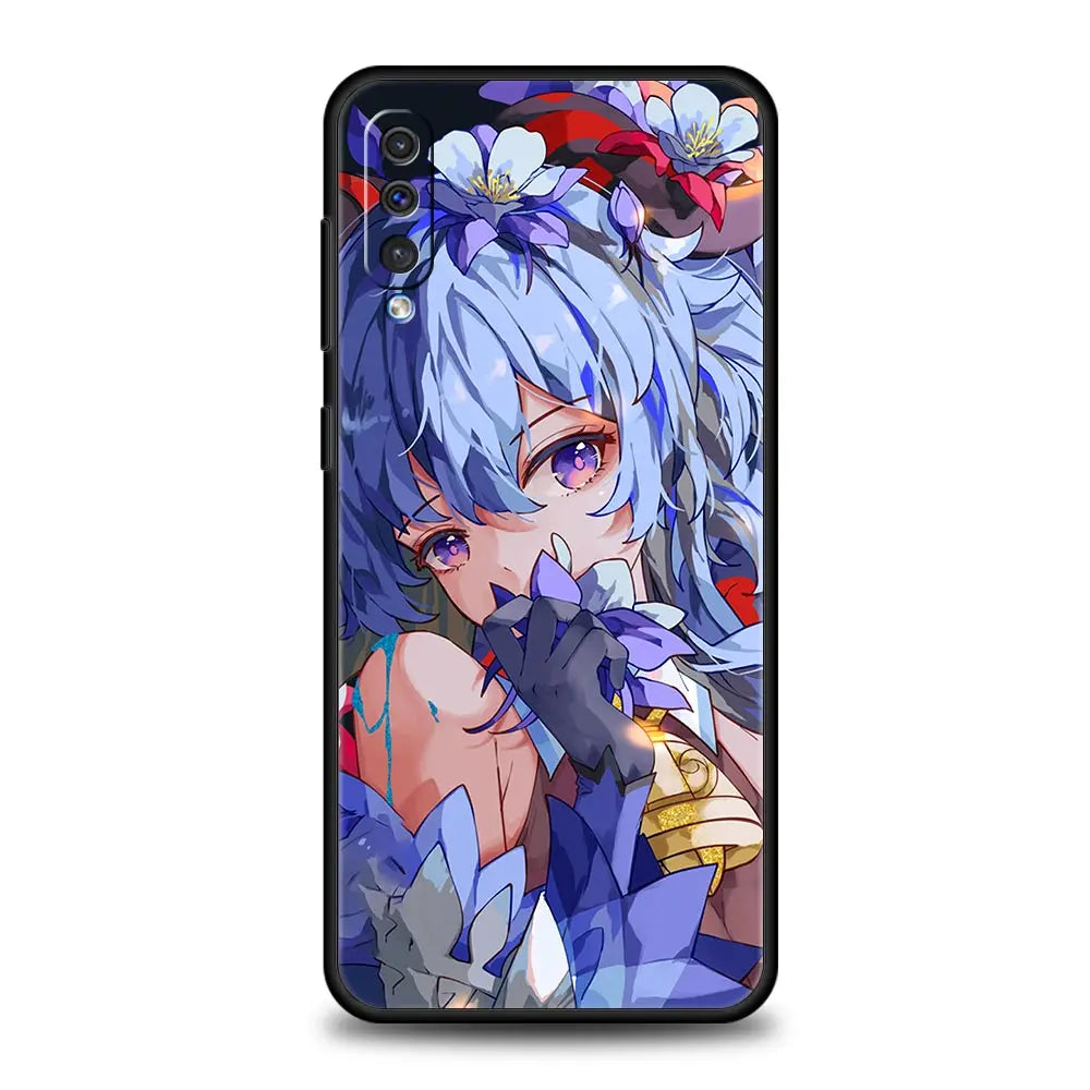 Genshin Impact Hu Tao Xiao Phone Case For Samsung A52 A12 A32 4G A22 5G A30 A50 A20e A72 A70 A02s A04s A10s A20s A40 A42 Cover