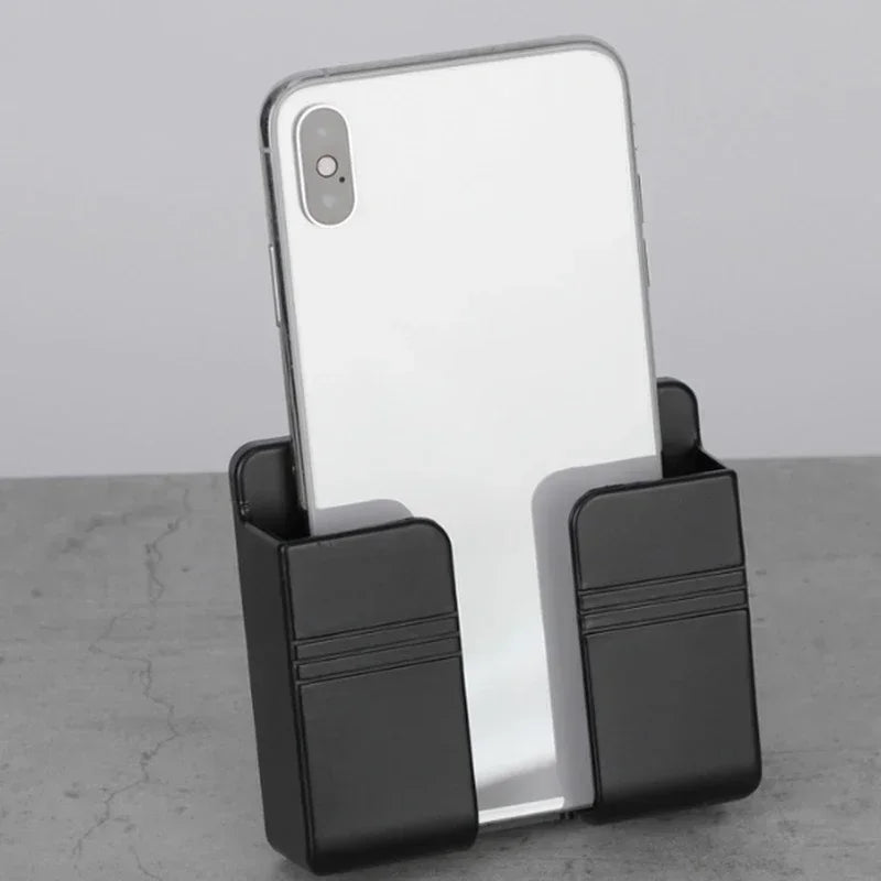 Wall mounted mobile phone holder adhesive mobile phone holder for bedrooms, living rooms, bathrooms, kitchens, and offices