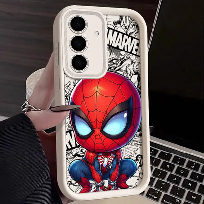 Phone Case For Samsung Galaxy S24FE Cute Marvel Catoon Shockproof Back Cover Deadpool