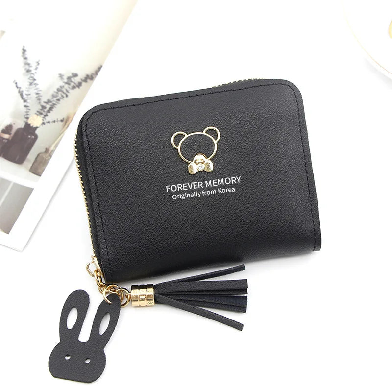 2024 Short Women Wallets – Mini Cute Coin Pocket Card Holder, Female Purse, New Fashion Kpop Small Wallet for Girls.