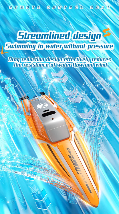 2.4G RC Mini Stunt Speedboat Remote Control double motor High-speed Ship Waterproof Model Kids Toys Water Pool Multiplayer Game