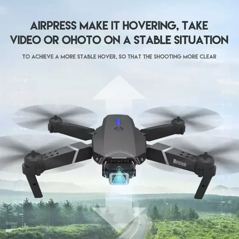 2024 New E88 Pro WIFI FPV Drone Wide Angle HD 4K 1080P Camera Height Hold RC Foldable Quadcopter Dron Helicopter Toys Gift