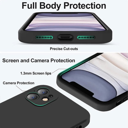 Matte Back Cover Slim Flexible Silicone Case For iPhone  11 Pro