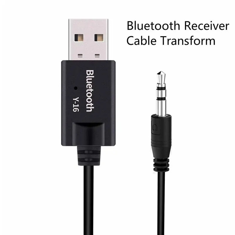 Bluetooth 5.0 Audio Receiver Car Kit 3.5MM 3.5 Jack AUX Auto Stereo Music USB Dongle Trådlös adapter för bilhögtalarförstärkare