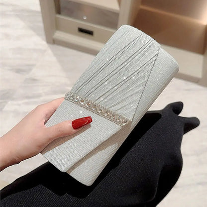 Luxury Sequins Clutch: Evening Banquet, Wedding Party Handbag