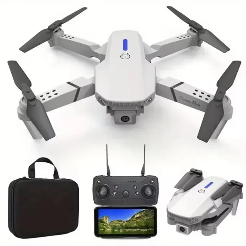 2024 New E88 Pro WIFI FPV Drone Wide Angle HD 4K 1080P Camera Height Hold RC Foldable Quadcopter Dron Helicopter Toys Gift