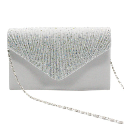 Dammode sidenbälte Clutch – Elegant Evening Prom Handväska.