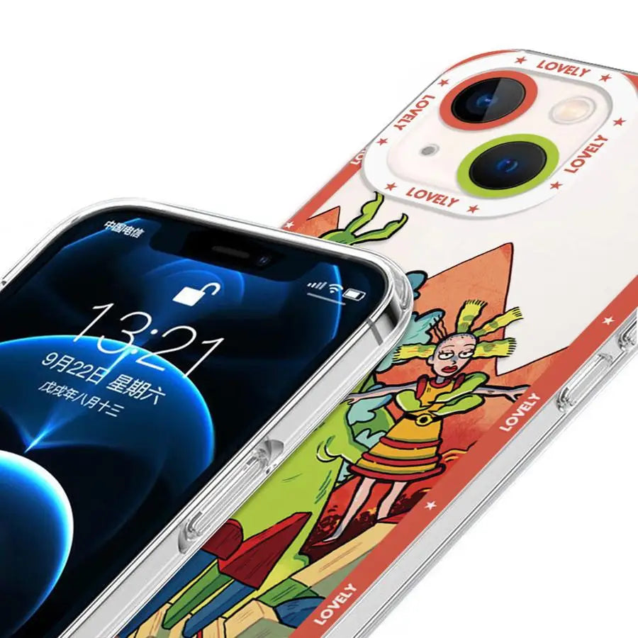 Movie R-Rugrats Cartoon Reptar telefonfodral för Apple iPhone 15 16 Pro XS Max 13 14 Plus XR SE 7 8 12 11 Pro plus Matte