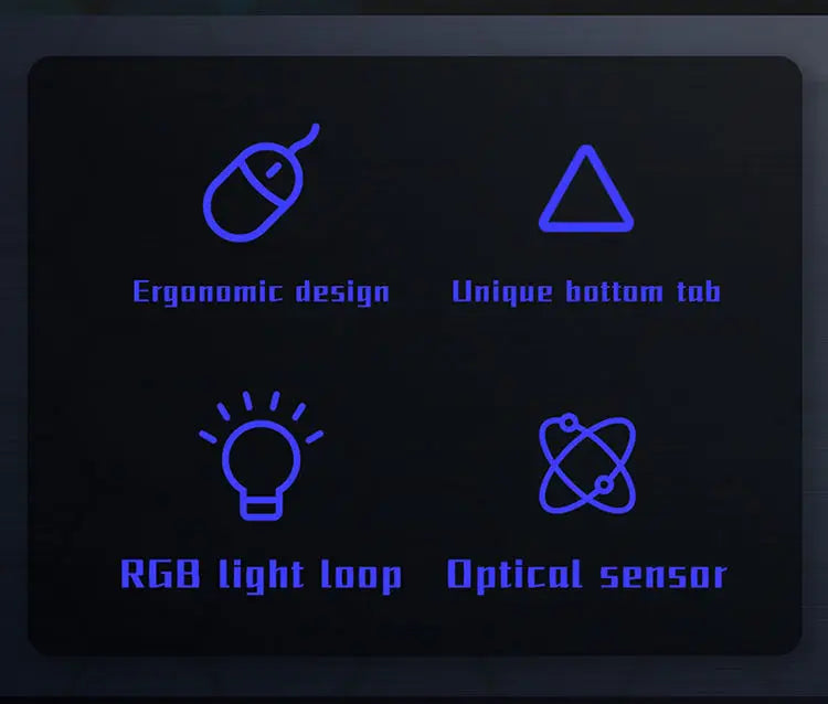 Högkvalitativ ergonomisk designmus RXI