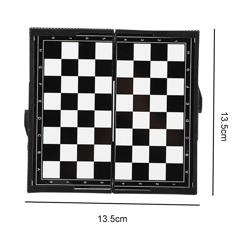 Folding Magnetic Chess Set 19.5x19.5 cm for Beginners and Adults