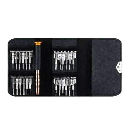 Small Screwdriver Set 25 in 1 Magnetic Screwdriver Bits Torx Precision Bits Repair Tools for Eyeglass Phone Watch Laptop Camera