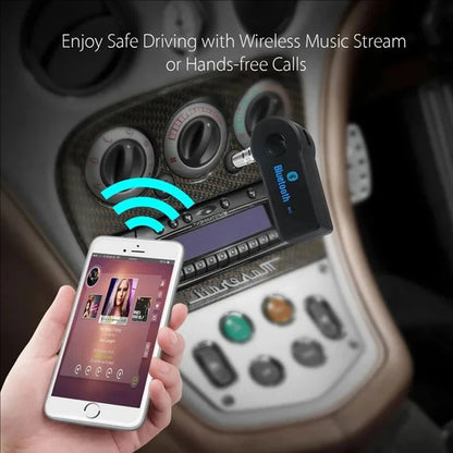 Wireless Bluetooth 5.0 Transceiver Adapter 3.5mm Car Music Audio Aux A2DP Headset Receiving