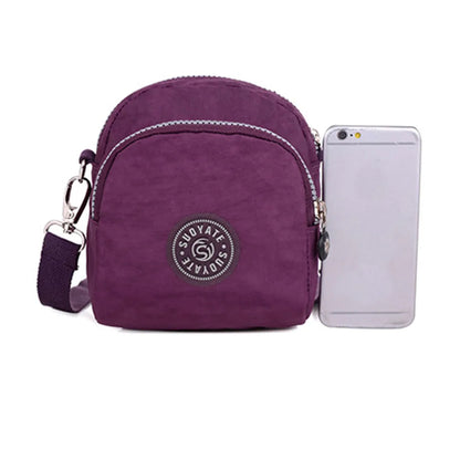 Vattentät nylon Crossbody-väska för kvinnor – Fashionabla Y2K-bröstpaket