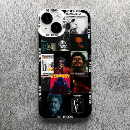 Soft Silicone Phone Case with The Weeknd Design for Redmi Models