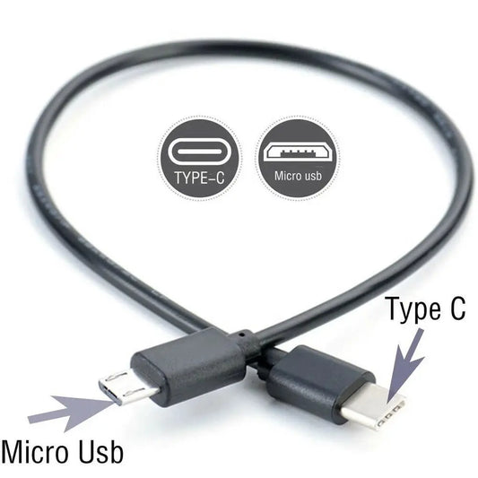 Typ C till Micro USB Hane Synkroniseringsladdning OTG LADDARE Kabelsladd Adapter För Telefon Huawei Samsung Usbc Wire