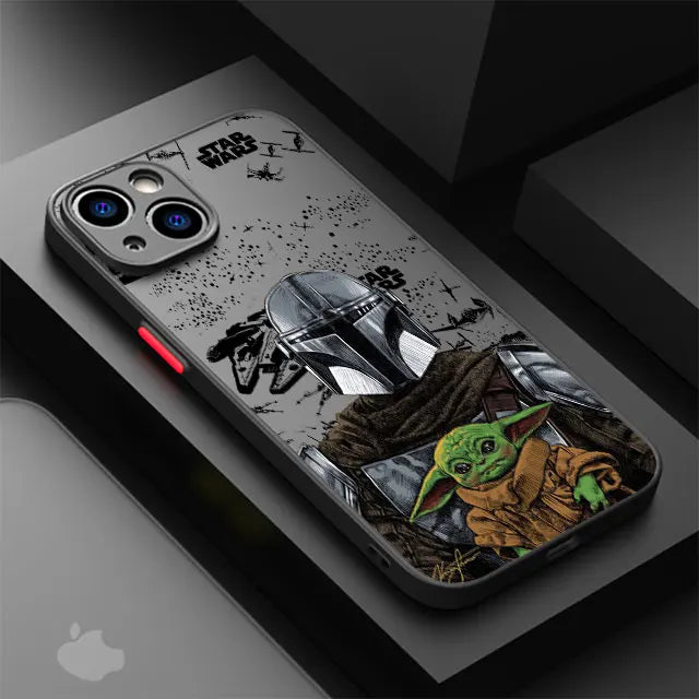 Stars Wars Cool Hero Soft Phone Fodral för Apple iPhone