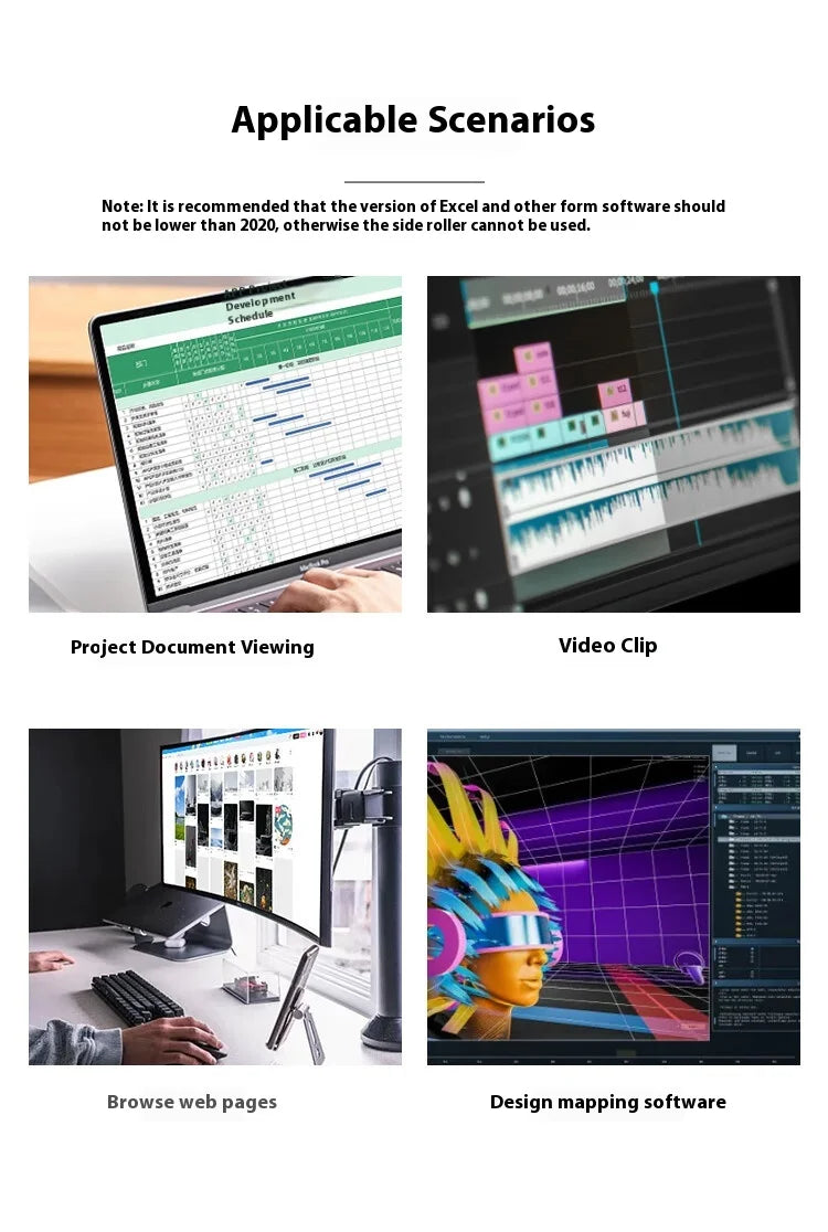 Acer DualScroll förbättrad navigering med dubbla rullningar