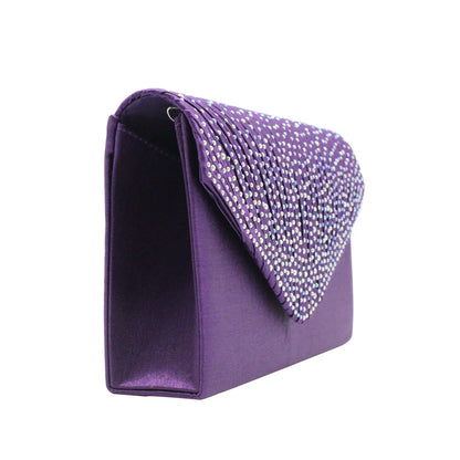 Dammode sidenbälte Clutch – Elegant Evening Prom Handväska.