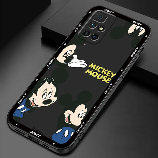 Phone Case for Redmi K40s K60 10 9 12 12C K40 Pro K50 Gaming 9A 9C A2 A1 Plus 10A 10C Silicone Disney Mickey Minnie Mouse Cover