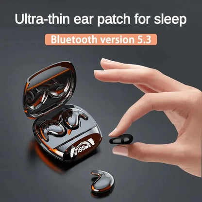 Wireless Sports Bluetooth Headphones Highend Tws Dual Ear Sleep In Ear Md538 Mini Painless Call Noise Cancelling Thin Headphones