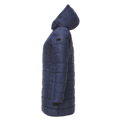 Long Quilted Puffer Jacket for Women in Bold Colors