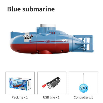 RC High-Speed Boat 10Km/h 2.4G Waterproof Remote Control Boats Ship Speedboats Remote Control Outdoor Toys for Kids Adult Gifts