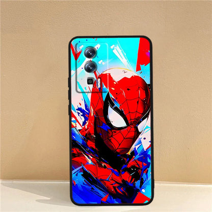 Marvel Avengers Spider-Man Case For Xiaomi: Black TPU Phone Case