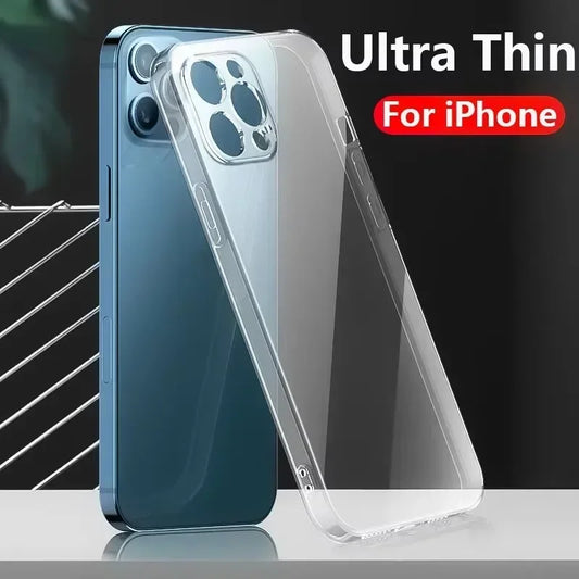 Transparent TPU Silicone Clear Case for iPhone 15 PRO