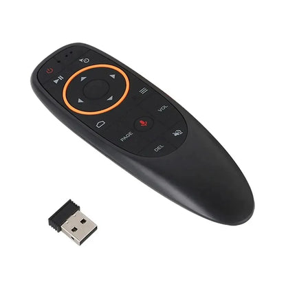 G10S Air Mouse Röstfjärrkontroll 2,4G trådlöst gyroskop IR-inlärning för H96 MAX X88 PRO Android TV Box HK1