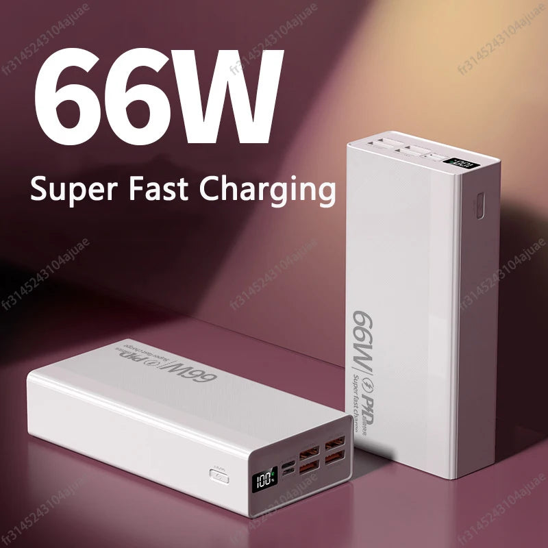 "10000/20000/30000mAh Power Bank with 66W Super Fast Charging PD 20W